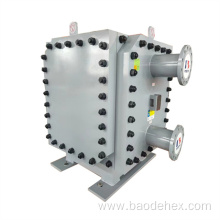 Puddle welding welded compabloc plate heat exchanger